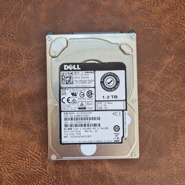 Dell 03K30N 1.2TB 10k SAS 12Gbps 2.5inch Hot Plug Hard Drive