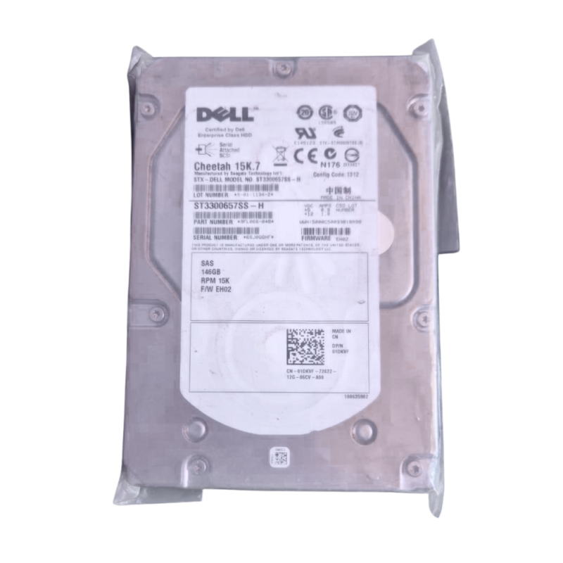 Dell 01DKVF 146GB 15K SAS-3Gbs 3.5inch Hard Drive