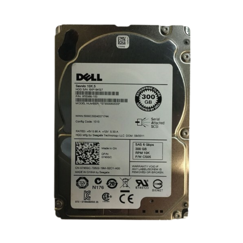 Dell 745GC 300GB 10kRPM 2.5in SAS-6G HDD