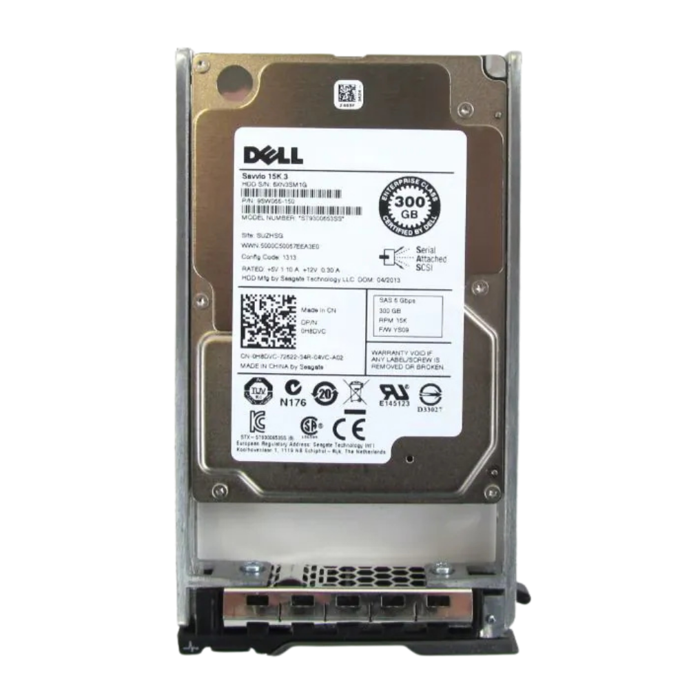 Dell H8DVC 300GB 15K SAS 6Gbps 2.5 Hot-Plug Hard Drive Dell H8DVC 300GB 15K SAS 6Gbps 2.5" Hot-Plug Hard Drive - Image 1