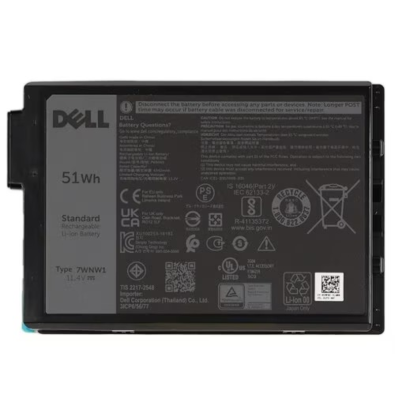 Dell DMF0C 51Wh 3-Cell 11.4V Laptop Battery