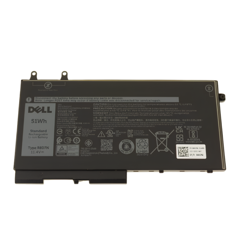 Dell W8GMW 51Wh 3-Cell 7.6V Laptop Battery